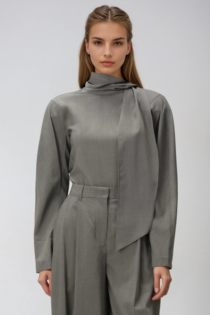 Drakon Backless Scarf Top