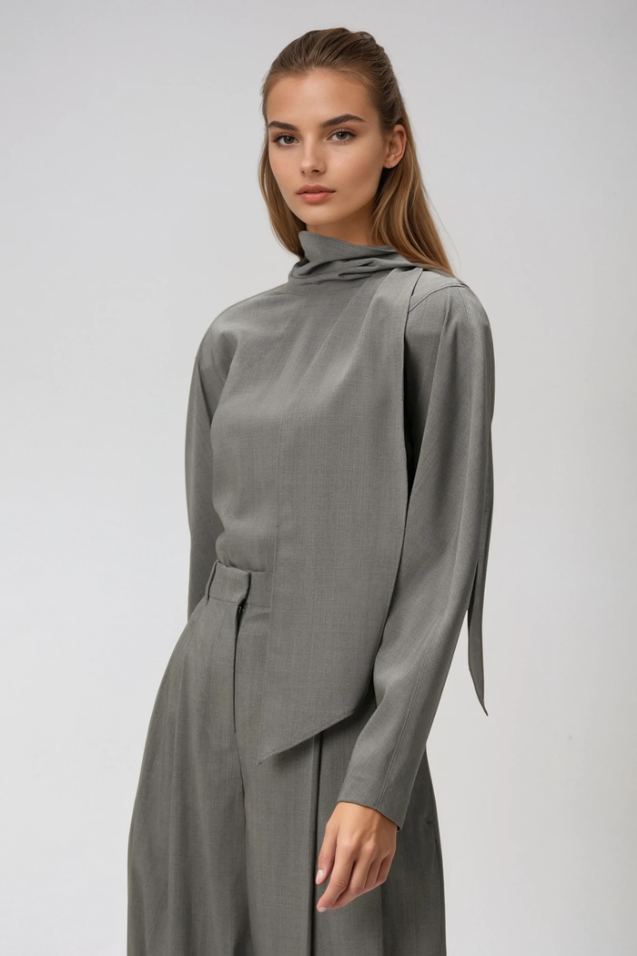 Drakon Backless Scarf Top