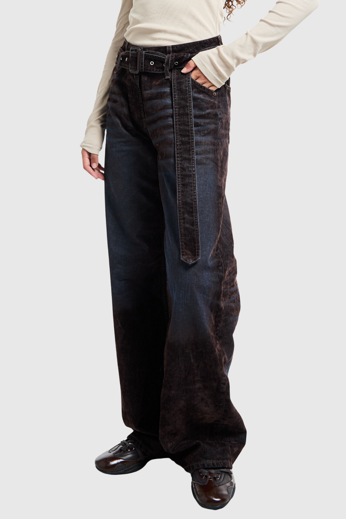 Drazenka Belt Baggy Jeans