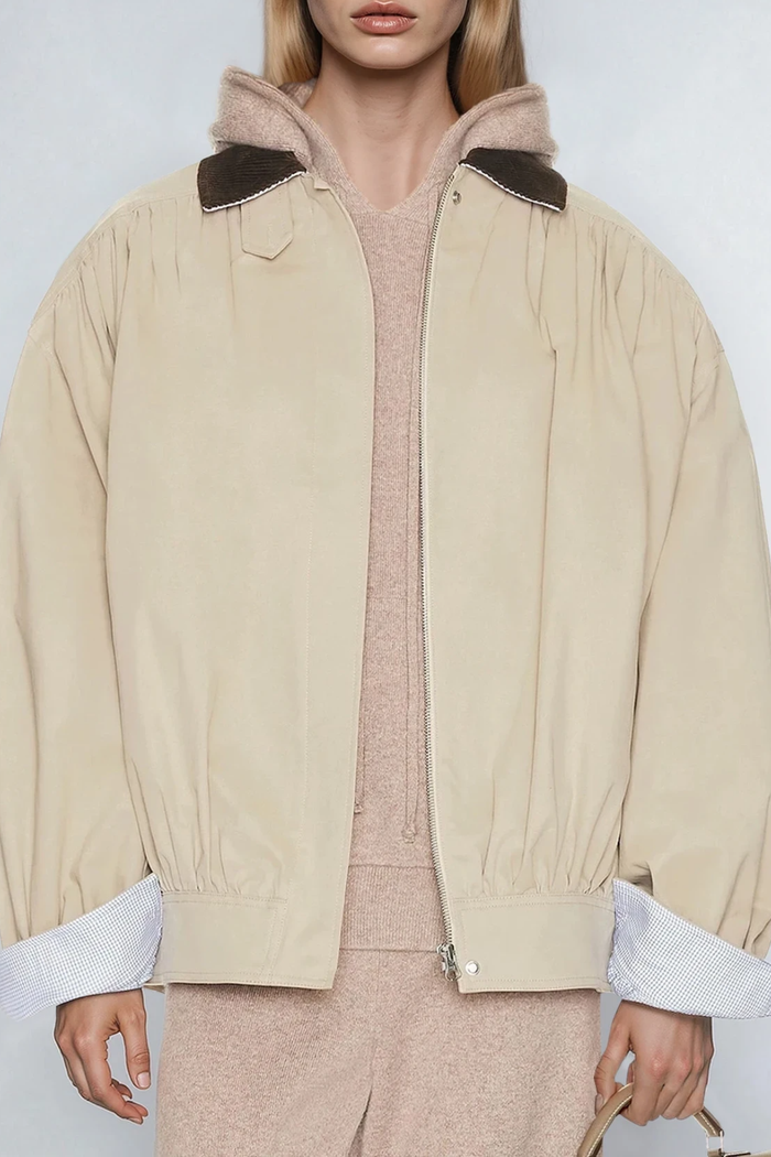 Driss Oversized Balloon Sleeve Jacket