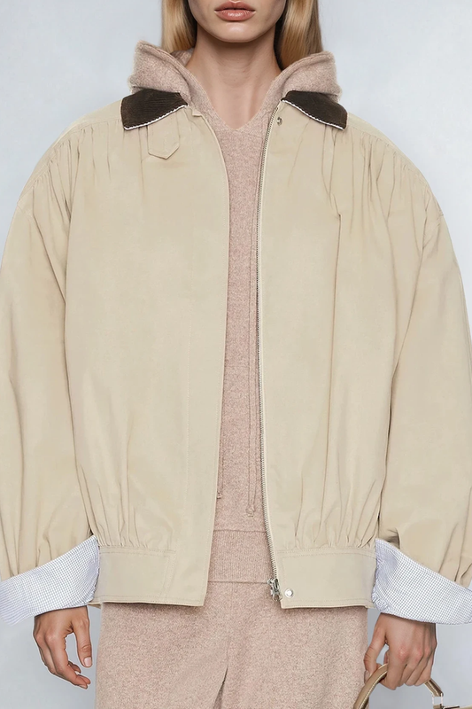 Driss Oversized Balloon Sleeve Jacket