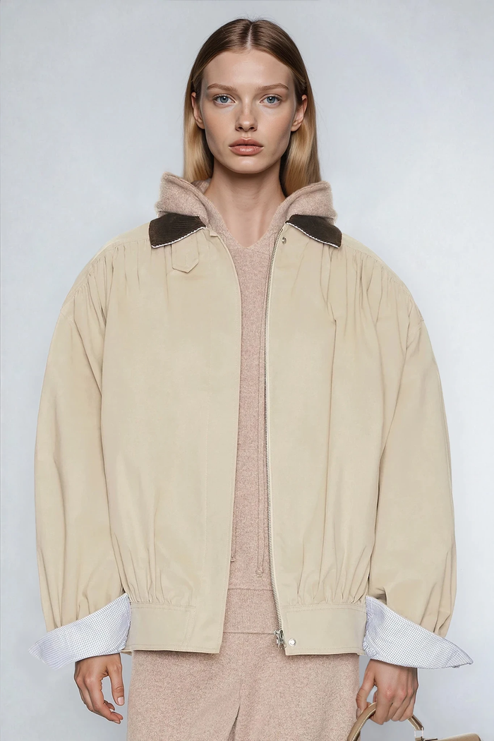 Driss Oversized Balloon Sleeve Jacket