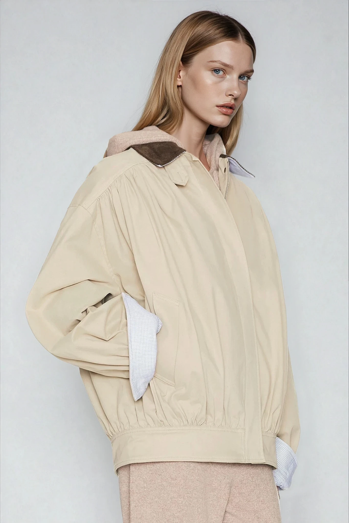 Driss Oversized Balloon Sleeve Jacket