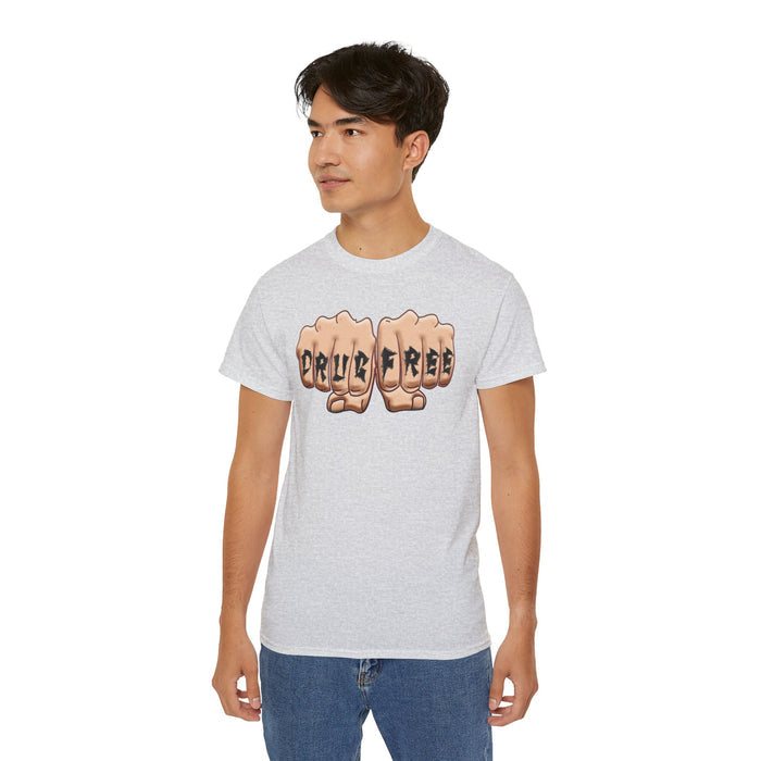 Drug Free Fist dtg Tee