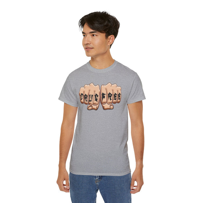 Drug Free Fist dtg Tee