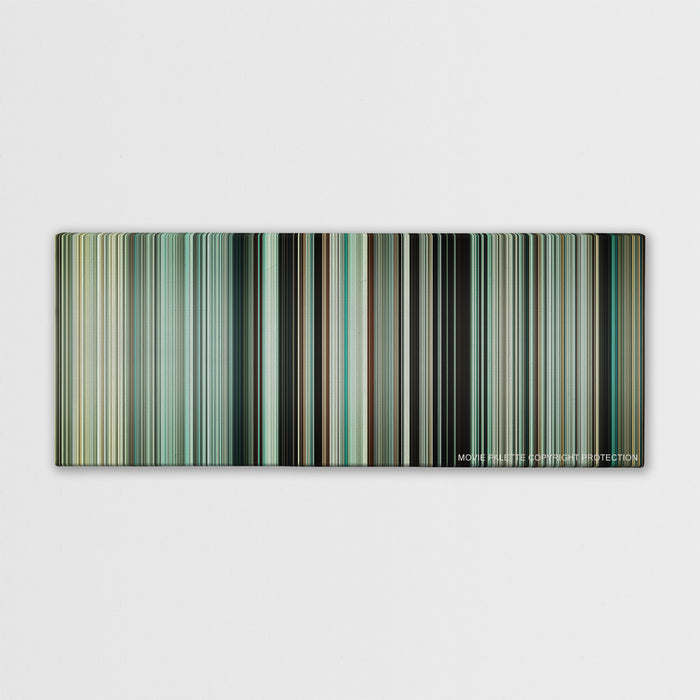 Dunkirk color palette canvas print: thousands of thin vertical stripes of color
