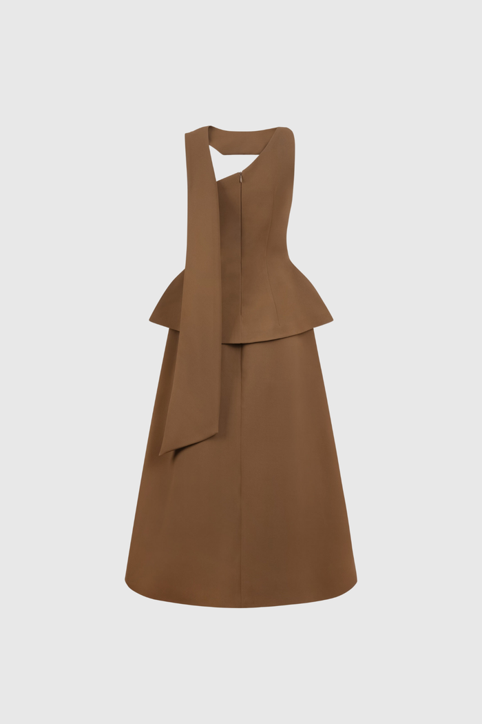 Dushyant Sleeveless Asymmetric Skirt Set