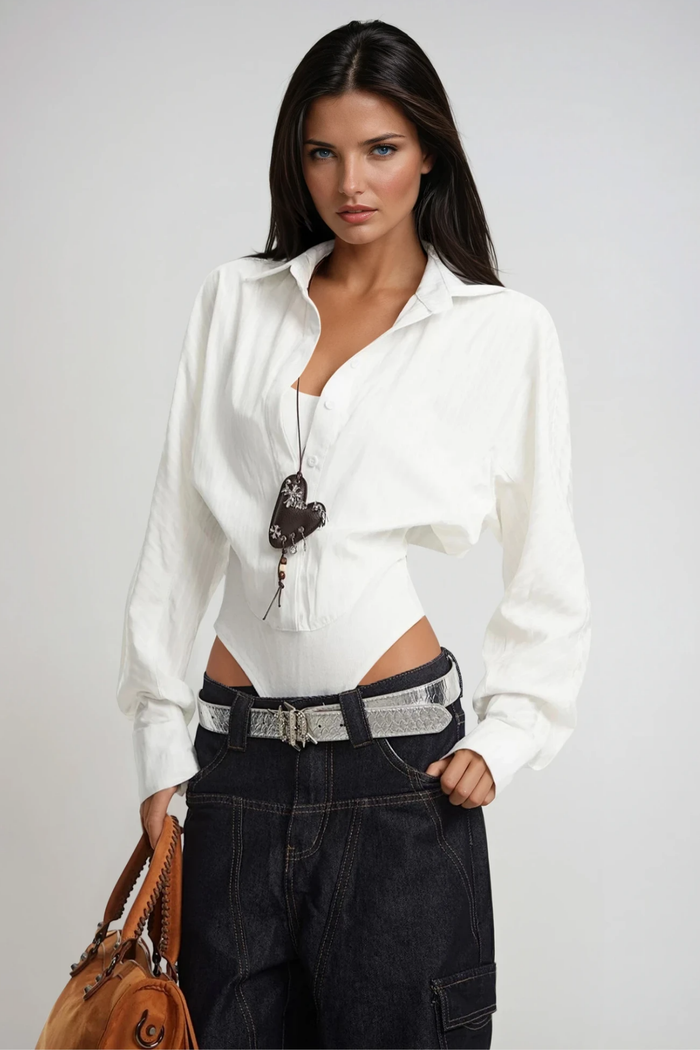 Dwi Long Sleeve Shirt Bodysuit