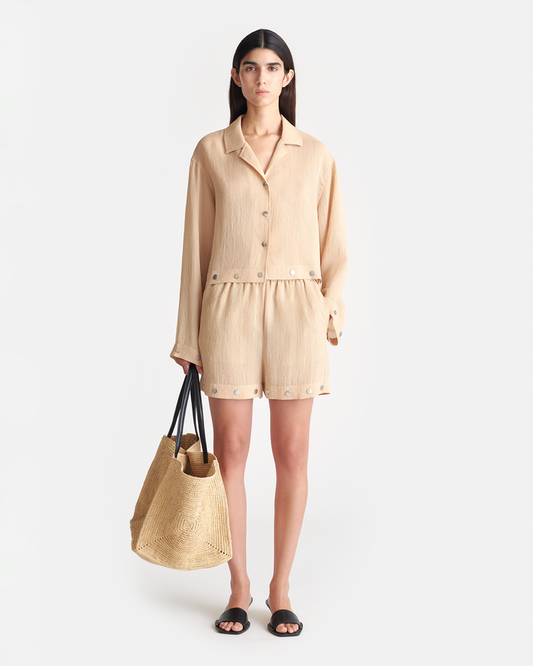 Dylla - Relaxed shorts - Wax