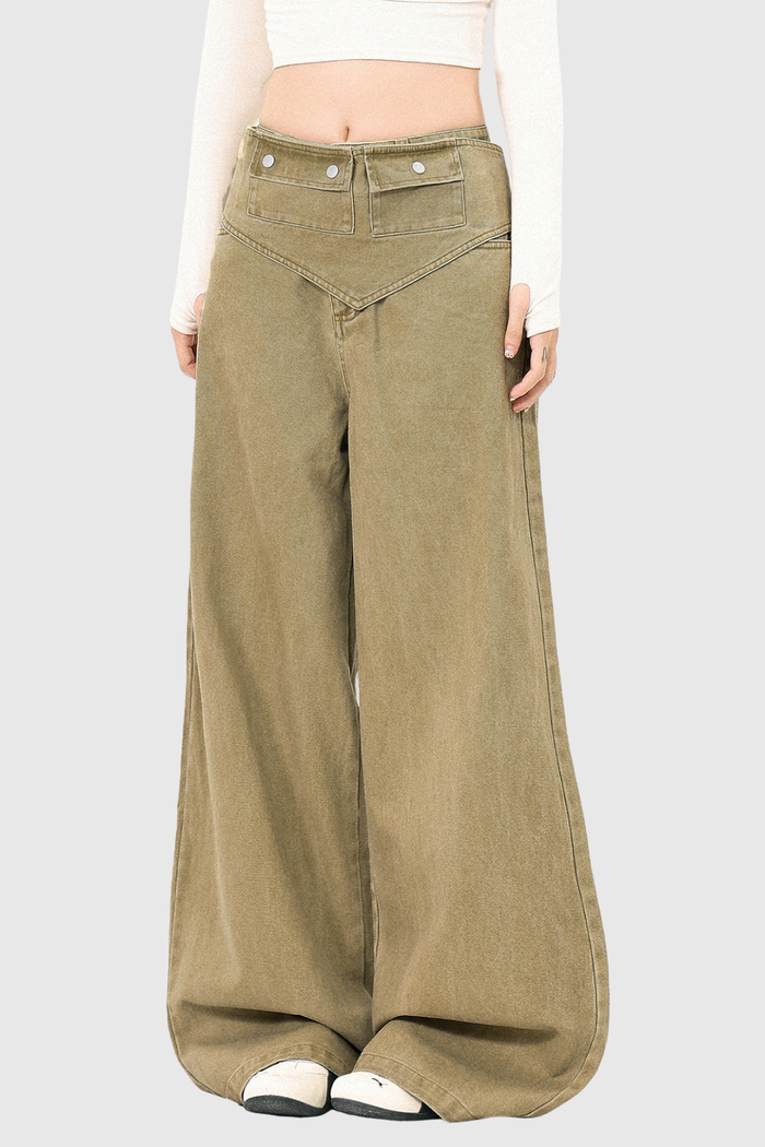 Dzvezda Deconstruct Two Piece Jeans