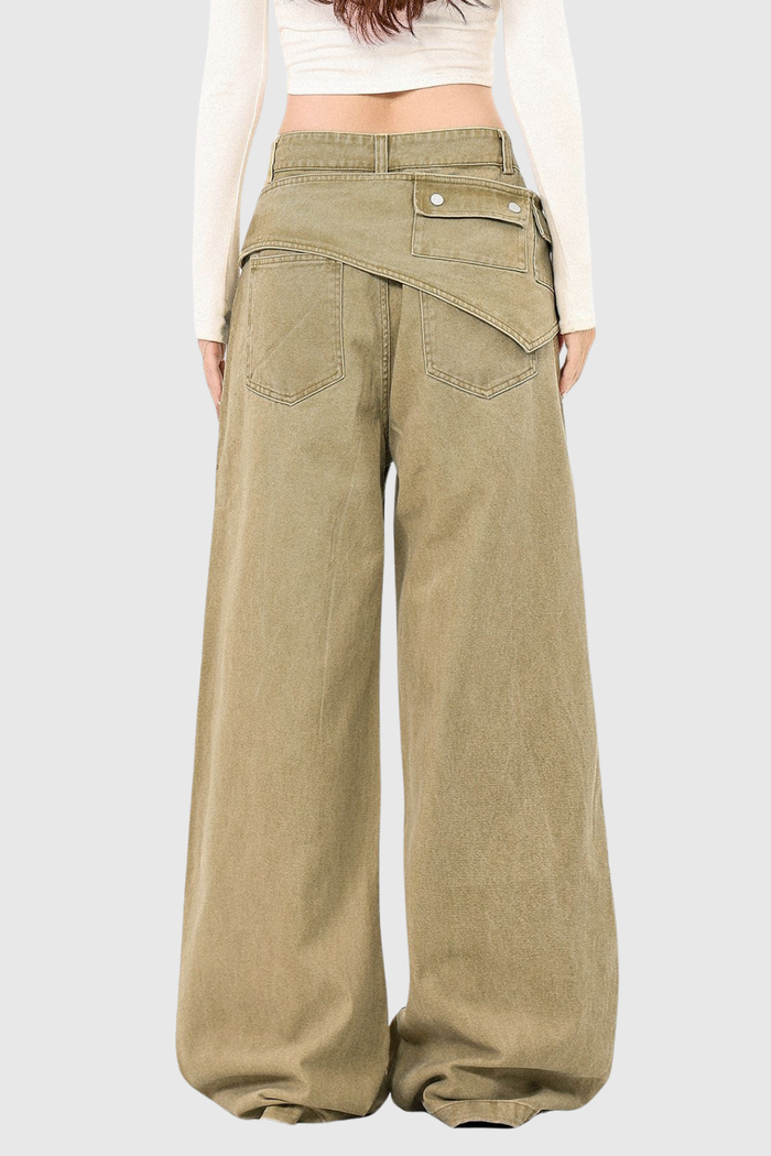 Dzvezda Deconstruct Two Piece Jeans