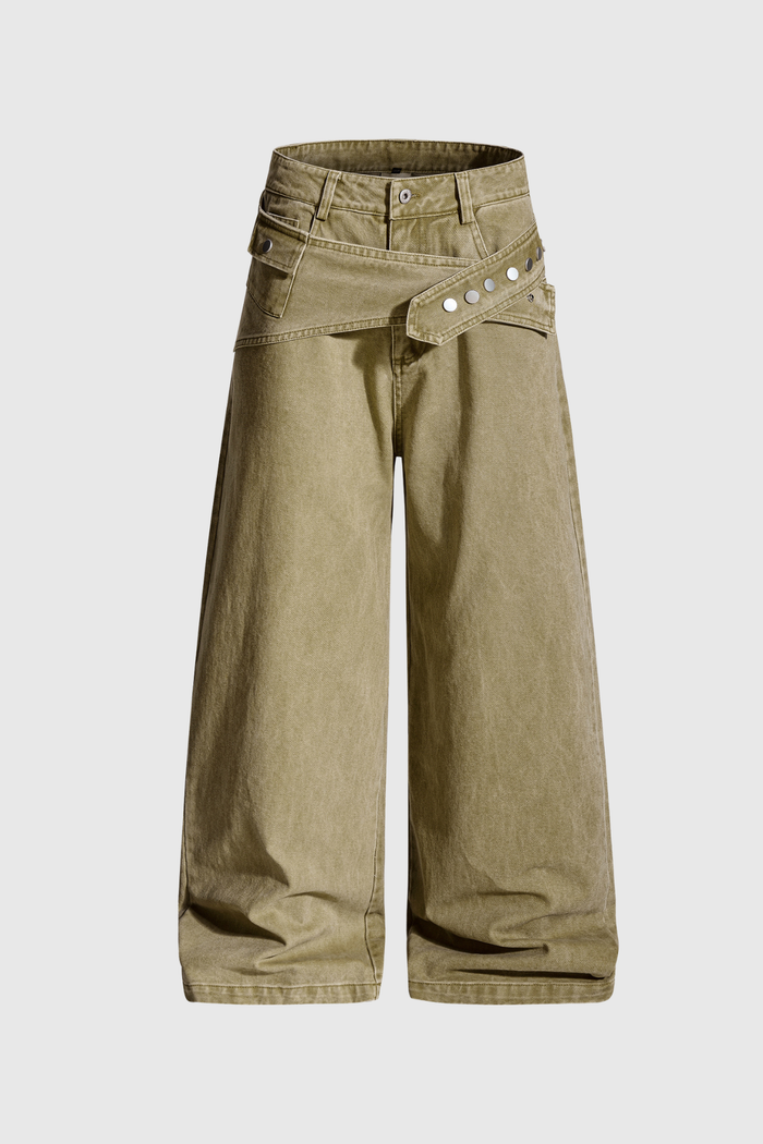 Dzvezda Deconstruct Two Piece Jeans