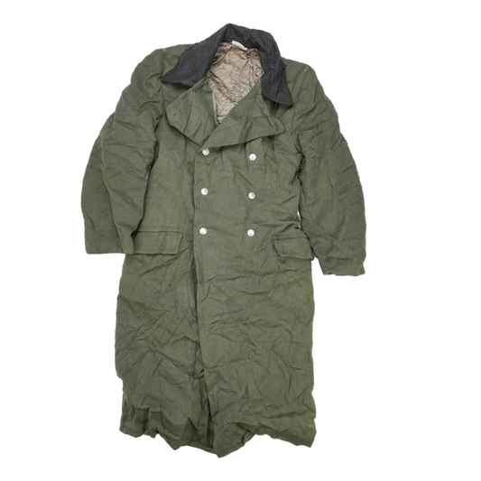 East German Army Olive Wool Overcoat - G48, Medium - East German Army Surplus - Great Coats