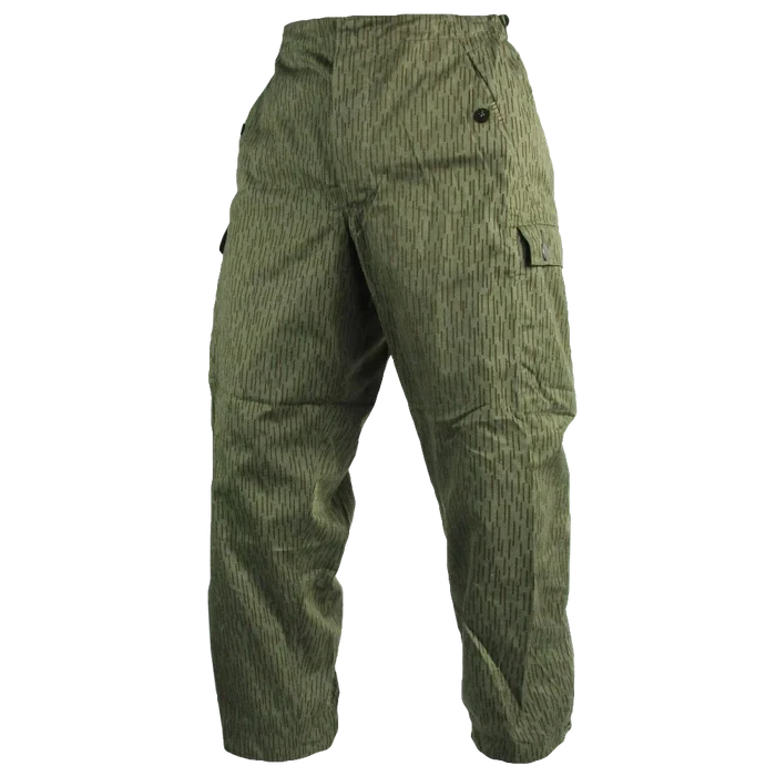 East German Rain Camouflage Trousers - East German Army Surplus - Cargo Trousers