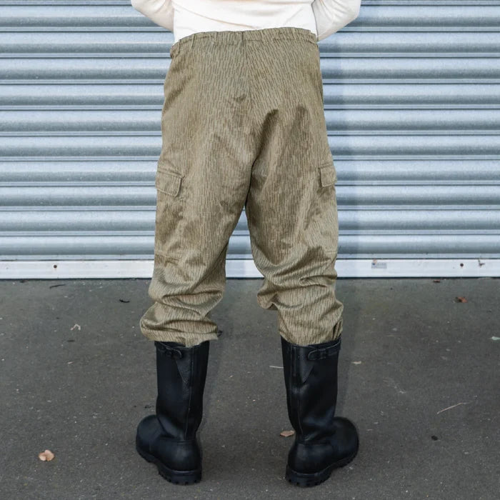 East German Rain Camo Trousers - Value Grade - East German Army Surplus - Cargo Trousers