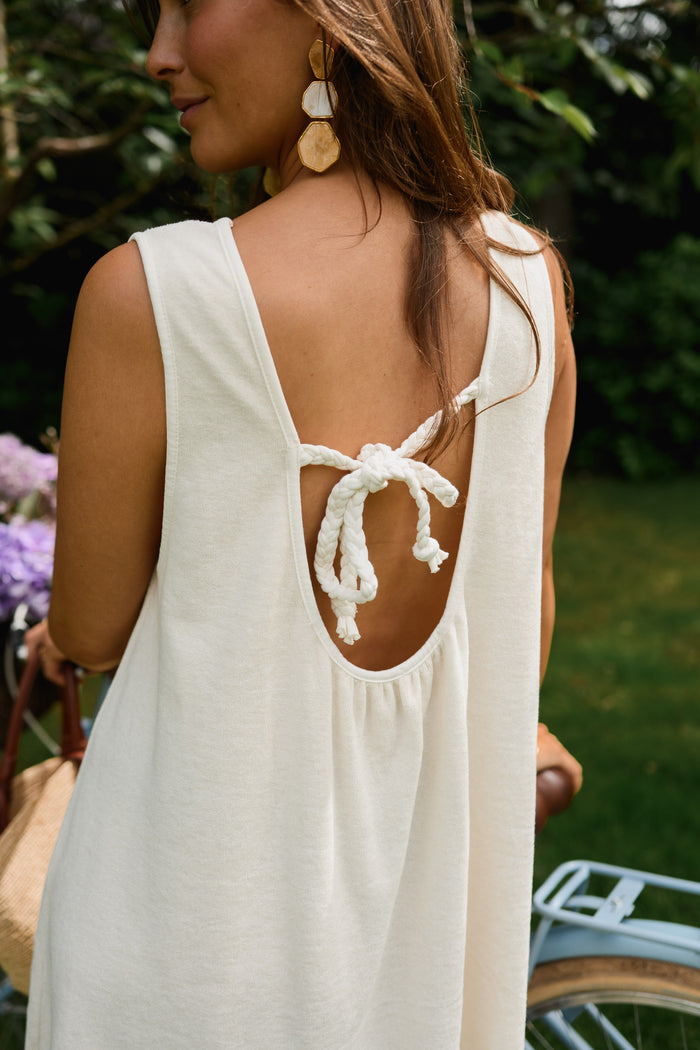 Ecru Terry Romy Dress