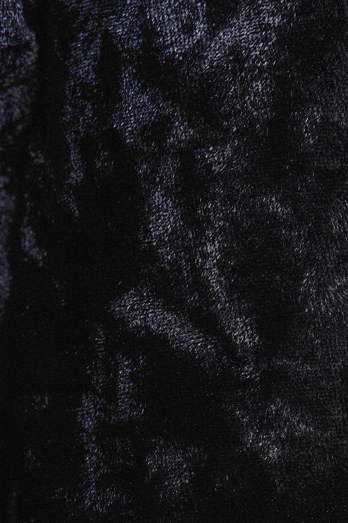 Eldred Print Velvet Crop Jacket