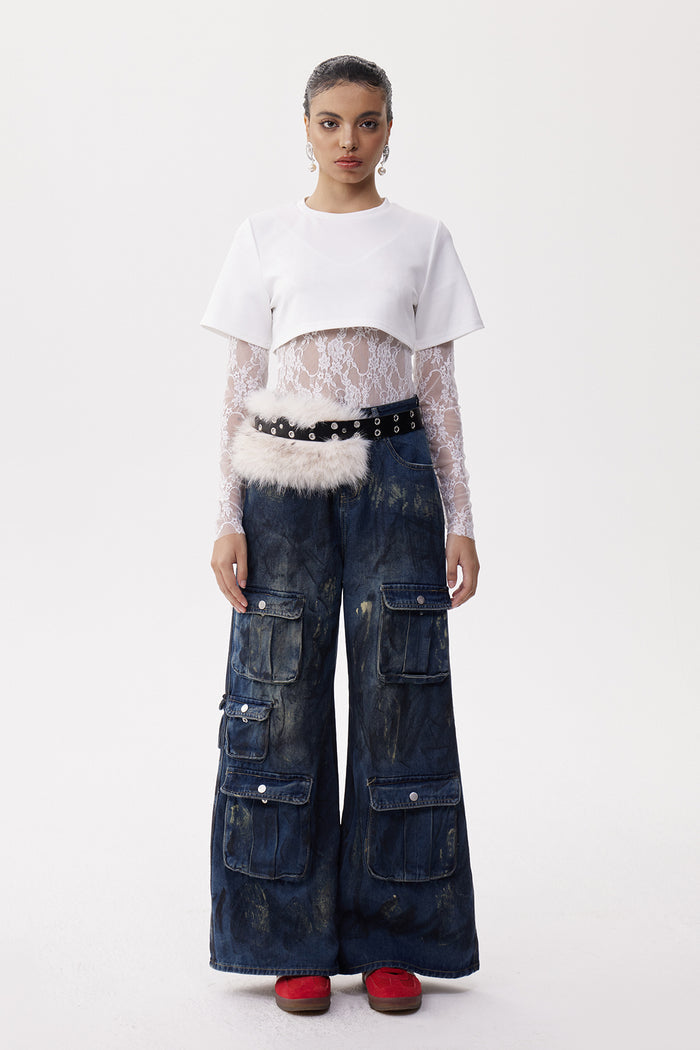 Elektra Two Piece Lace Bodysut