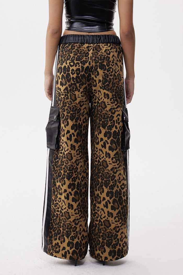 Eleri Deconstruct Leopard Jeans