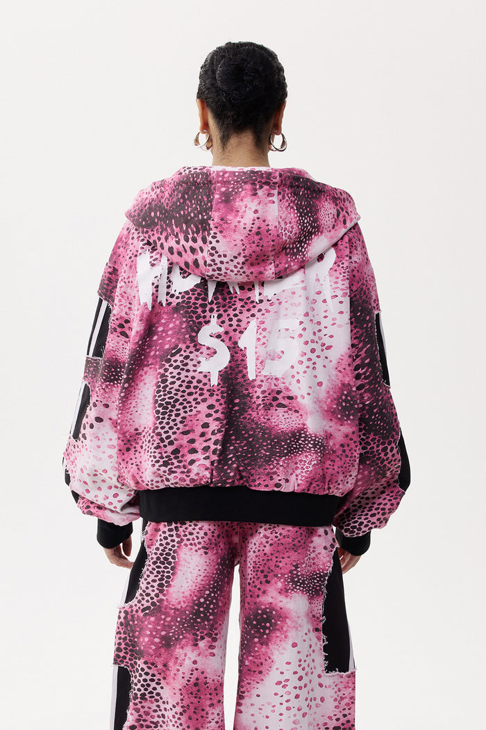 Eleutherius Deconstruct Tie Dye Stripe Jacket