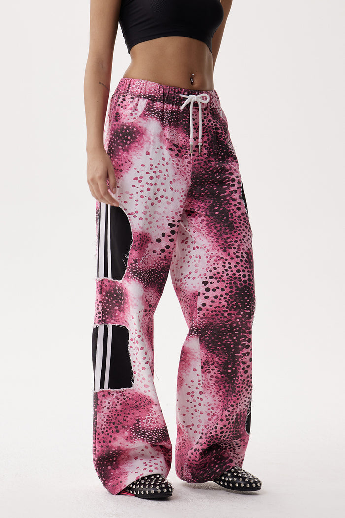Eleutherius Deconstruct Tie Dye Stripe Jeans
