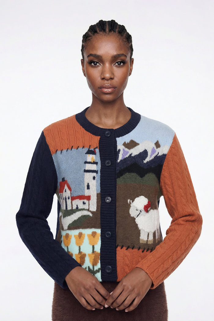 Elisabet Print Knit Jacket