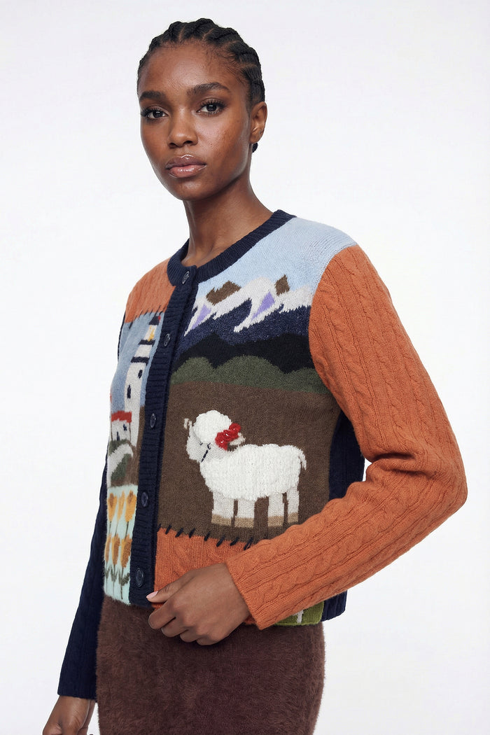 Elisabet Print Knit Jacket