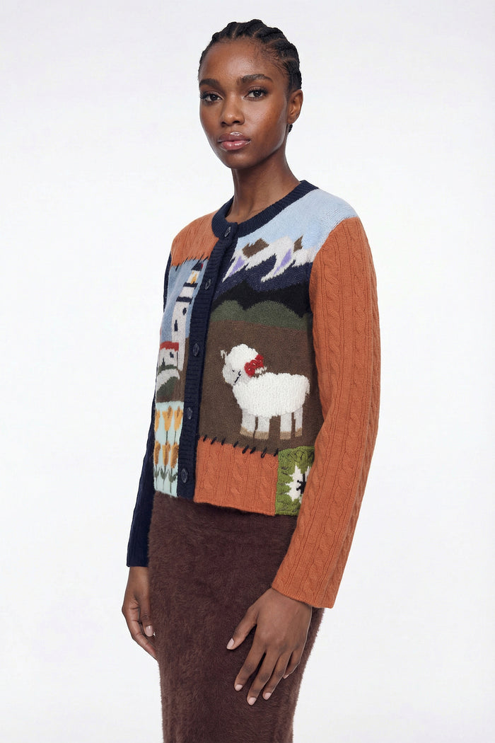 Elisabet Print Knit Jacket