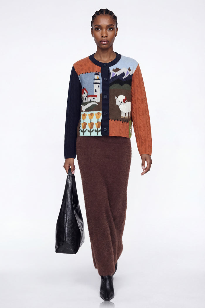 Elisabet Print Knit Jacket