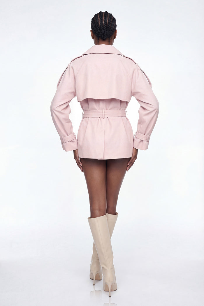 Elisabete Double Breasted Trench Coat