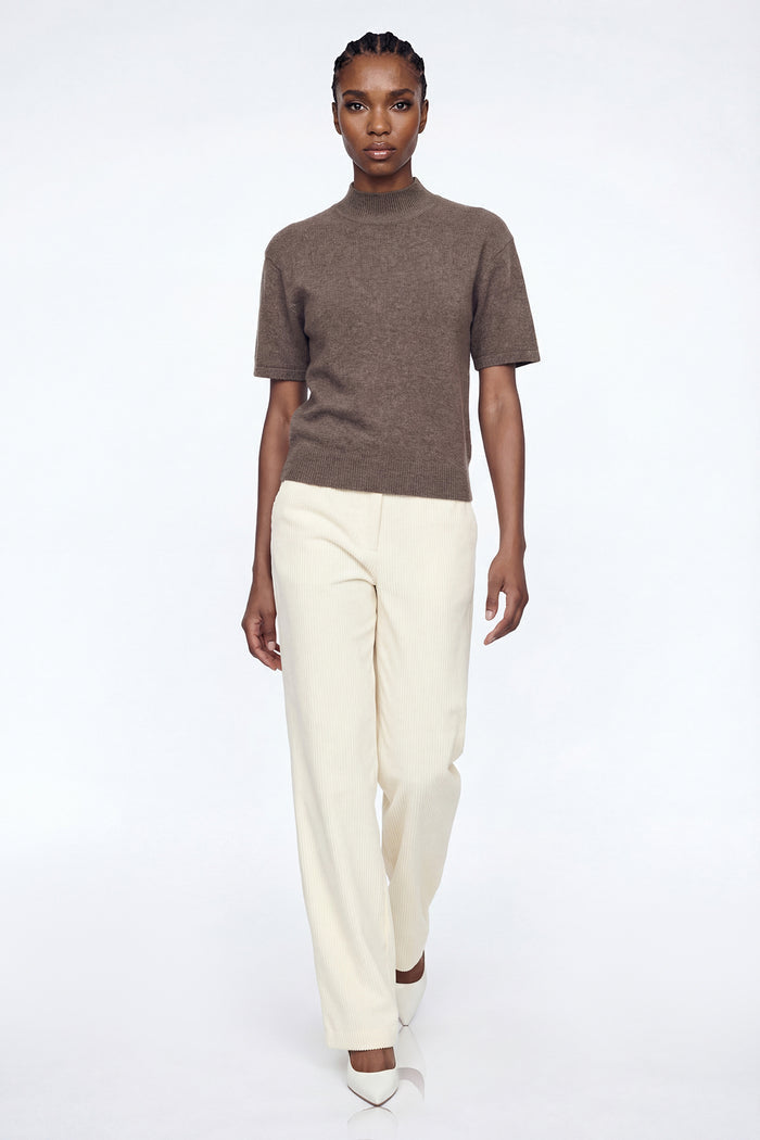 Elisha High Neck Knit T Shirt