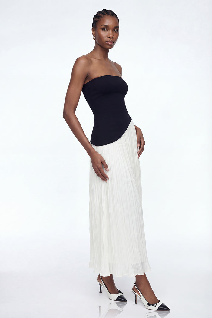 Elkan Colorblock Bodycon Maxi Dress