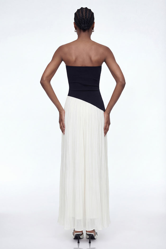 Elkan Colorblock Bodycon Maxi Dress