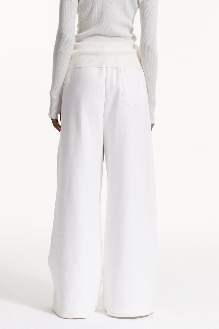 Elly Print Pants In White