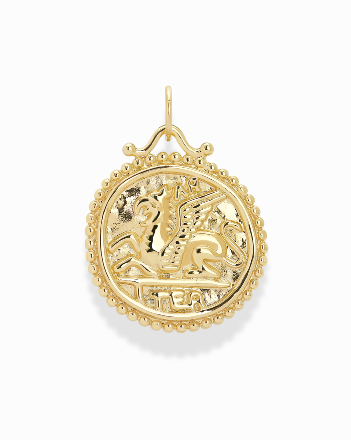 Elsa Pegasus Coin Charm - Mod + Jo - Jewelry built to last, advanced plating technology