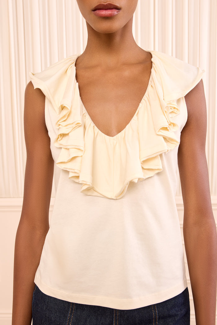 Elsie Cotton Top - Cowrie