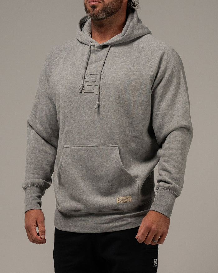 EMBOSSED PULLOVER - GREY