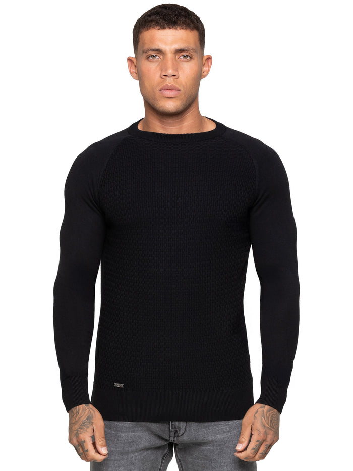 Enzo | Mens Crew Neck Knit Jumper