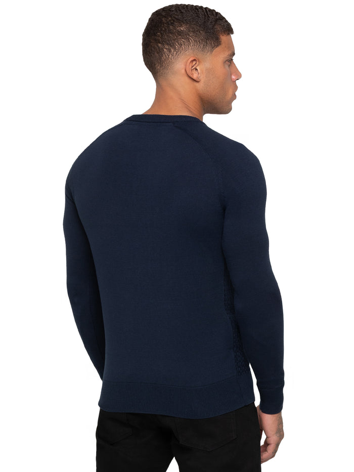 Enzo | Mens Crew Neck Knit Jumper