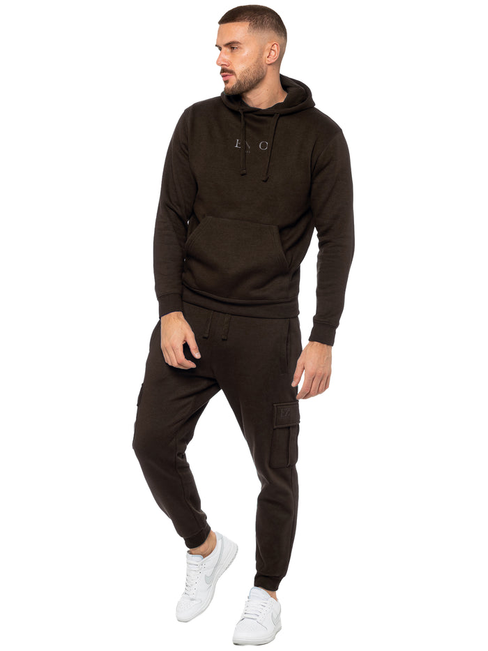 Enzo | Mens Pullover Hoodie Tracksuit Set