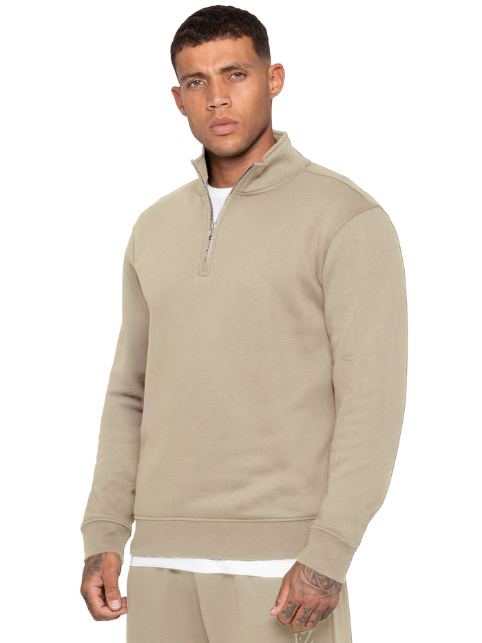 Enzo Milano | Mens Half Zip Sweatshirt