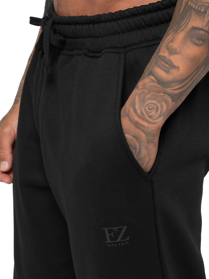 Enzo Milano | Mens Open Hem Joggers
