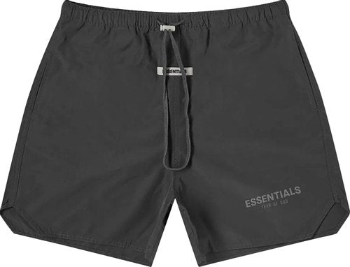 Essentials Fear Of God - Nylon Running Shorts - Black - Clique Apparel