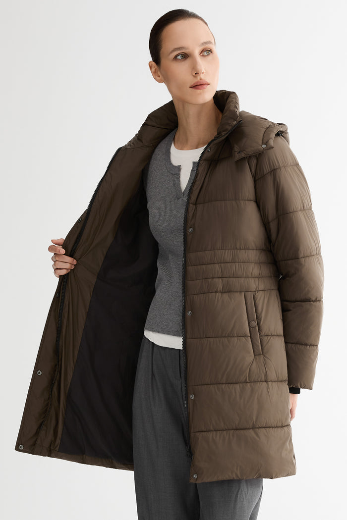 Everyday Insulated Puffer with Hood #color_coffee