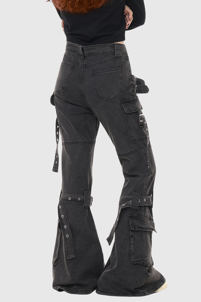 Fabiano Buckle Bootcut Jeans