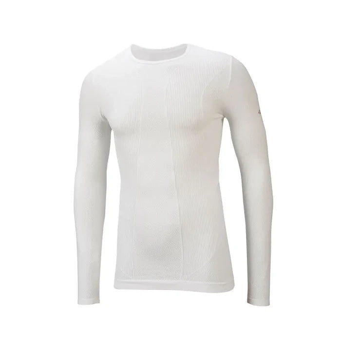 Sub Zero Childrens Factor 1 Plus long sleeve base layer top in white on a white background
