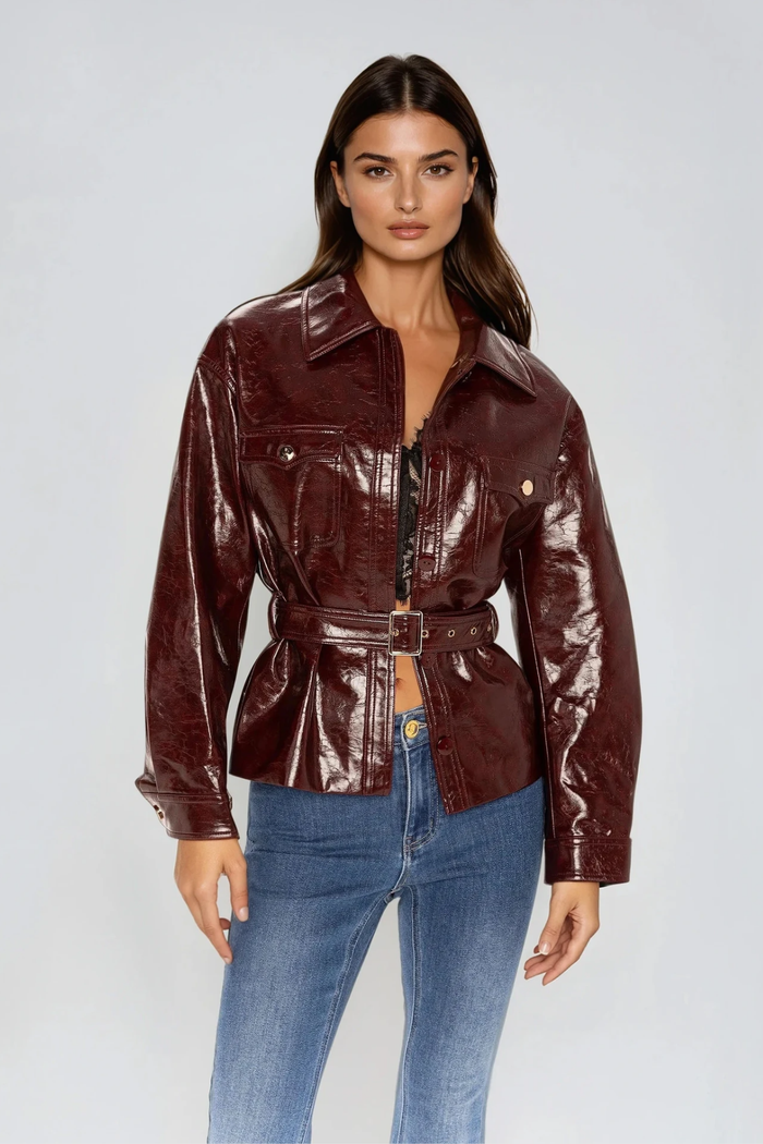 Faiza Leather Jacket