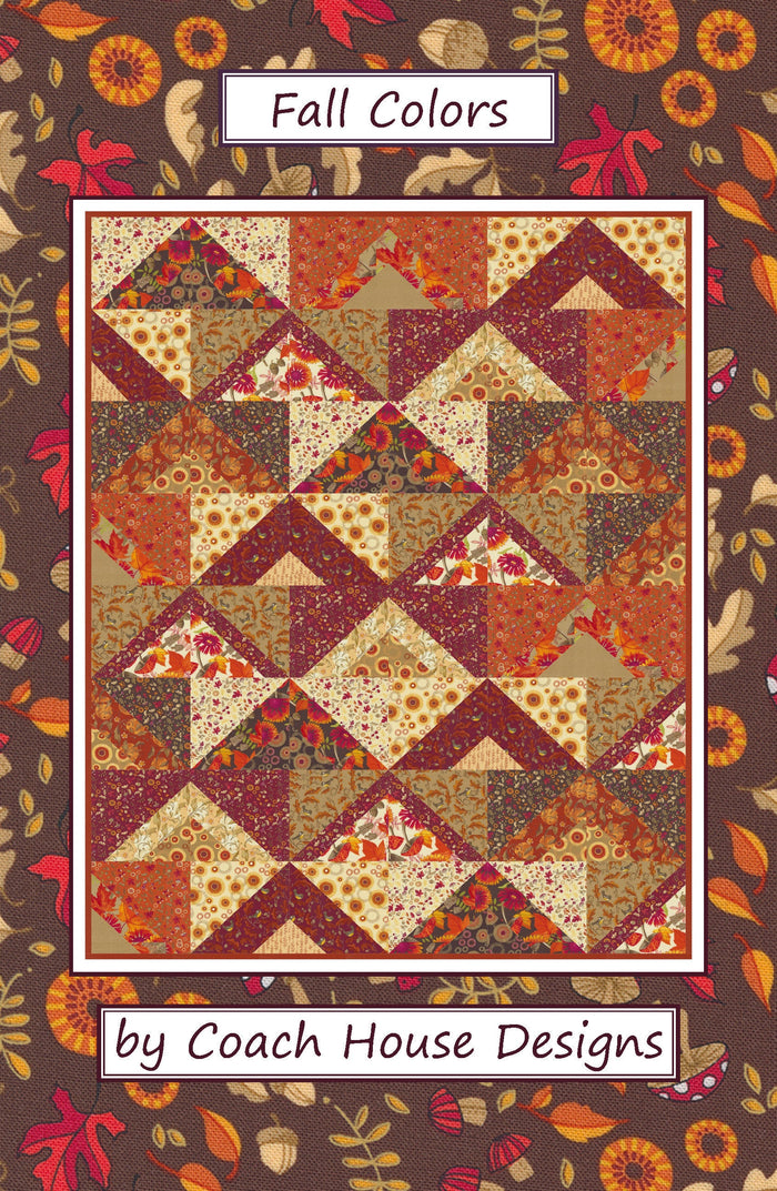 Fall Colors Downloadable PDF Quilt Pattern