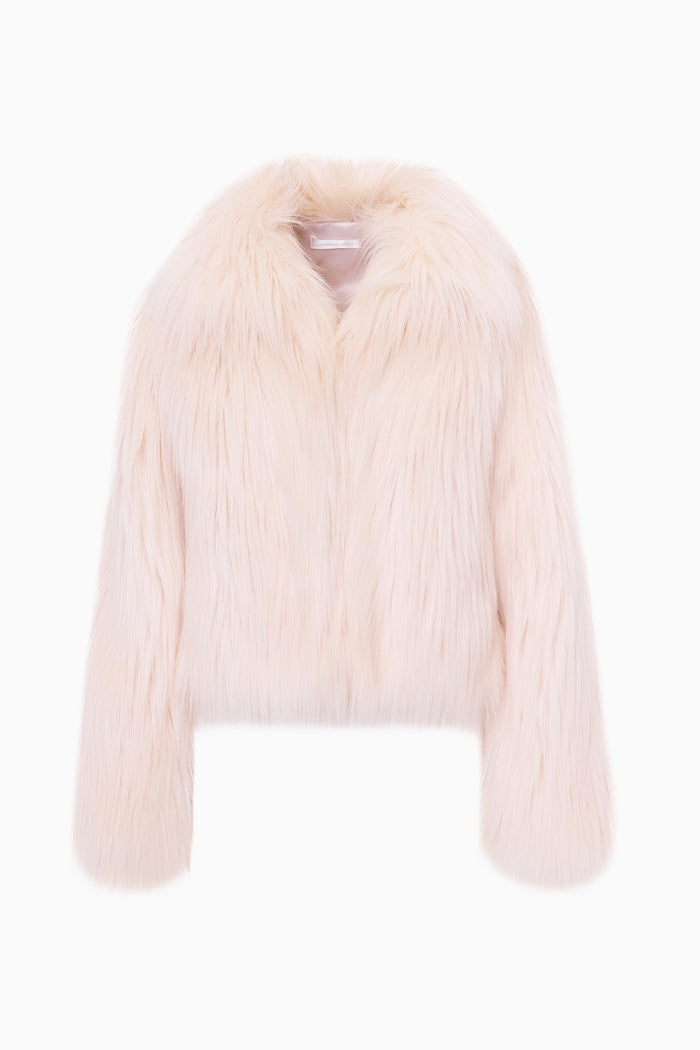 Fallon Faux Fur Jacket - IVORY