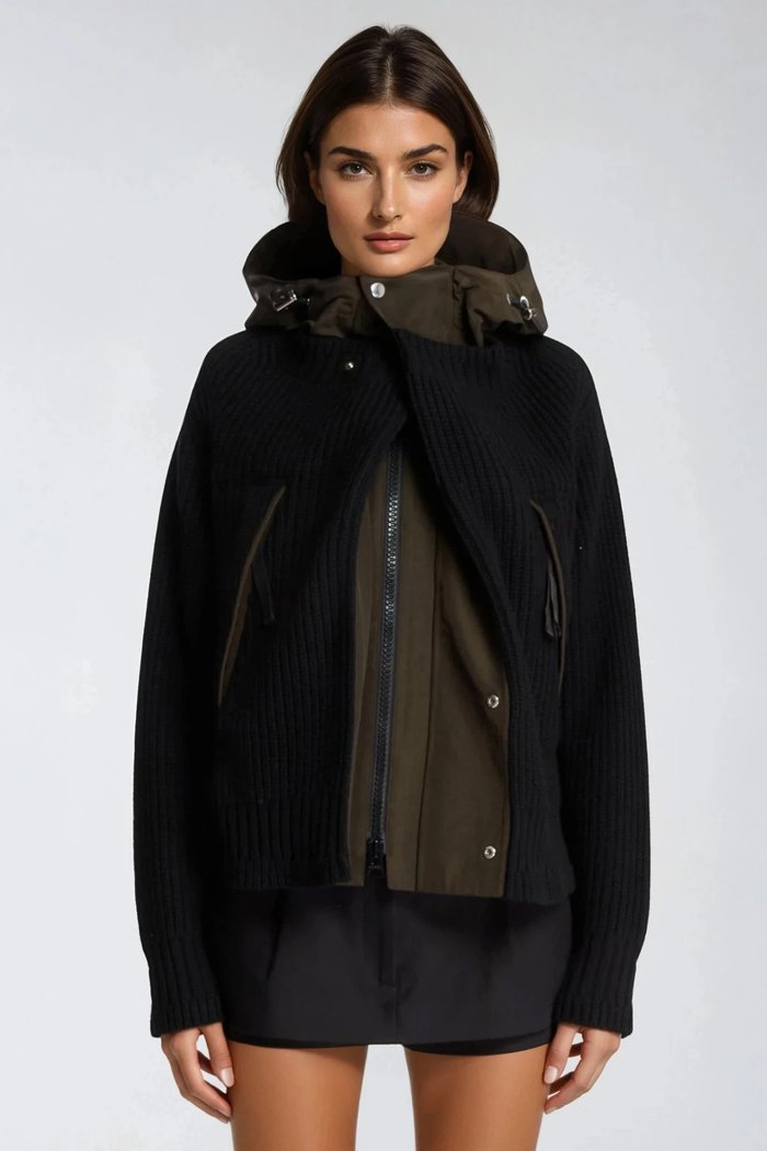 Farida Deconstruct Hooded Jacket